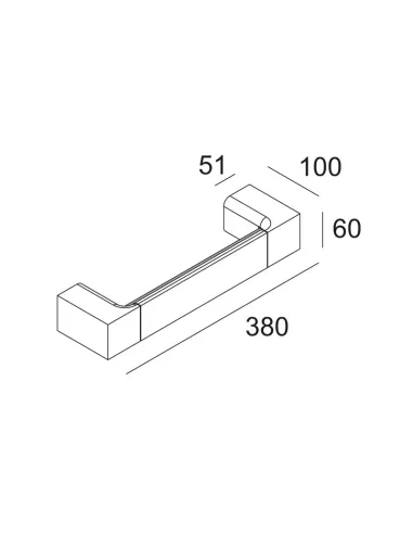 Delta light 2748112w backspace 38 led w
