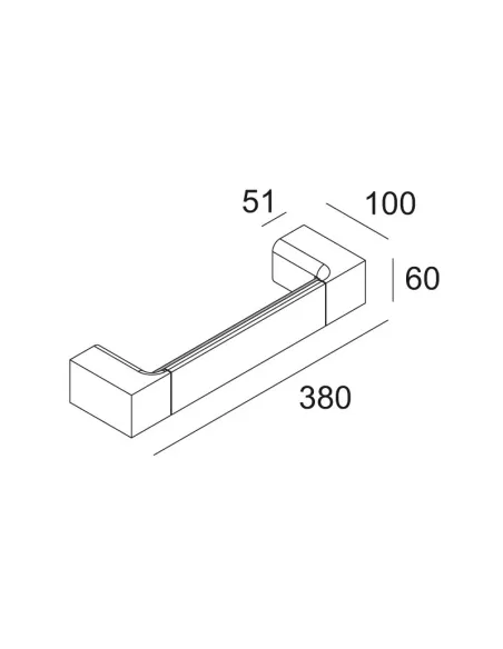 Delta light 2748112w backspace 38 led w