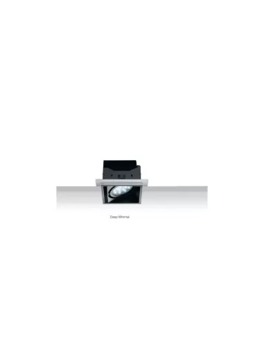 Iguzzini 3 2664 704 0 profond minimal 100x100 petit avec led 3x1w chaud