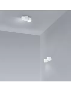 Icons rubic5b rubic 5 wall/ceiling lamp adjustable led 5w 3000k 220v white