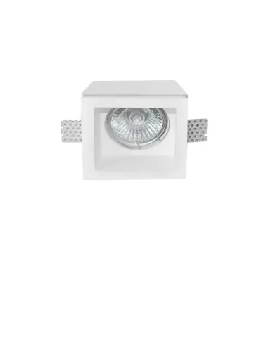 Panzeri xgq0998-gl est, 0998 : diffuseur encastré en plâtre 6x6 noled p