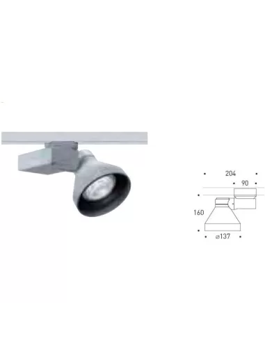 Reggiani 0 a4830 ww80 relow encastré LED 10 W 3000 K