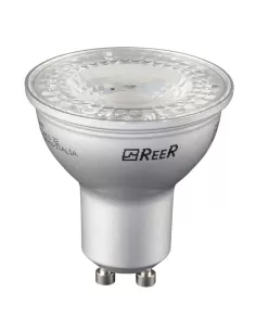 Ampoule LED GU10 dimmable Reer 5455776, 7 W, 230 V, gris anthracite, 4000 K, 60 Ω