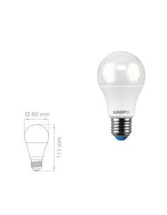 Lampe LED Lampo g60-12w//e27//bc 12W E27 230V 3000K