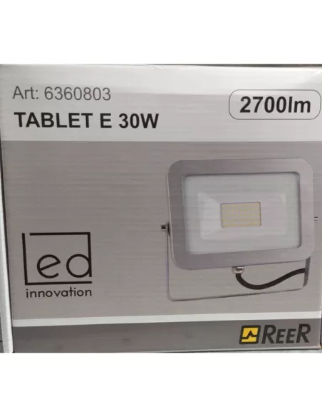 Tablet and 30watt 230v ip65 4000k grey