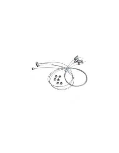 Lampo pa//sosp//6//120 kit sospensione 6 cavi per pa120x30//bn