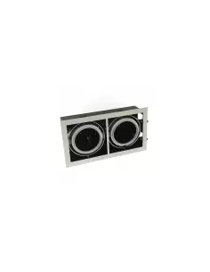 Ilmas xm2478-2 - recessed lamp holder with two lights qr111 gr