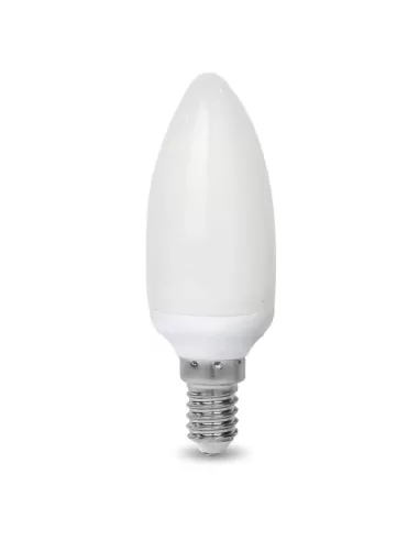 Ampoule basse consommation Poliplast 500570d ecolyt 11 W, culot E14, 6500 K, couleur olive