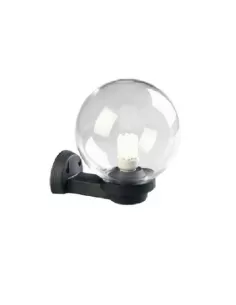 Ivela 1200-23 Wandleuchte Sphere 200 klarer schwarzer Sockel