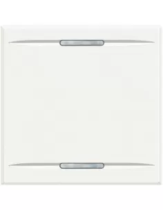 Bticino hd4911m2 axolute copritasto 2 funz 2 mod bianco