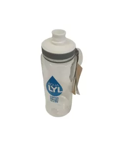 Equa 600ml BPA-Free Plastic Water Bottle White 2