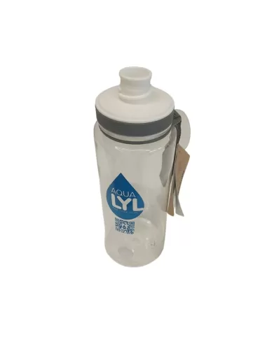 Equa 600ml BPA-Free Plastic Water Bottle White