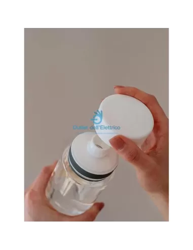 Bouteille d'eau Equa 600 ml en plastique blanc sans BPA