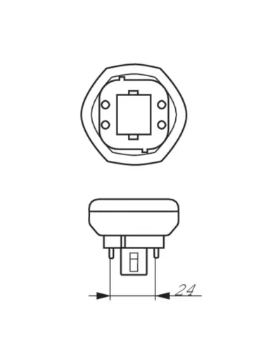 Master pl-t 18w/830/4p /5x10box