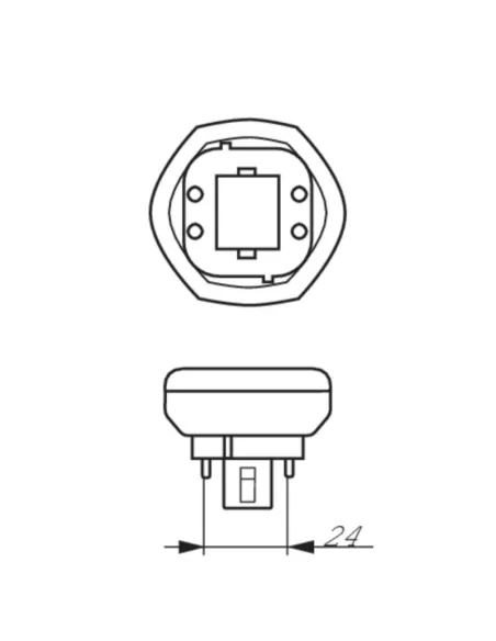 Master pl-t 18w/830/4p /5x10box