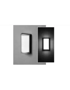 Wiva 71400033 wlo righel outdoor wall light rd 11w 4k omni graphite