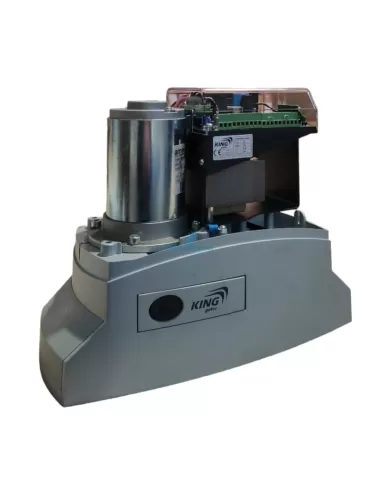 Moteur irréversible King Gates 24 Vcc avec centrale + récepteur 600 kg