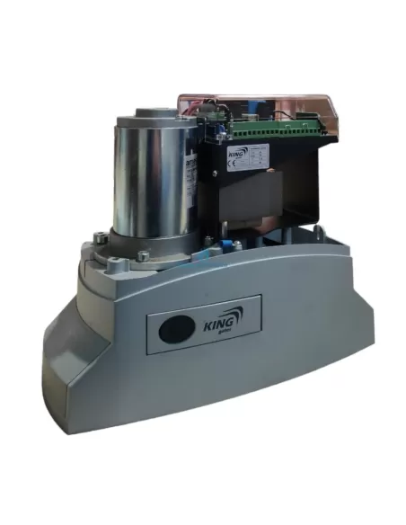 Moteur irréversible King Gates 24 Vcc avec centrale + récepteur 600 kg