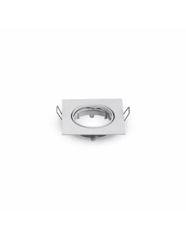 Square fixed recessed spotlight