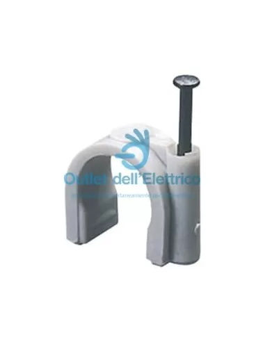 Trombone plast.diam.7-8 blanc Gewiss GW50622, diamètre 7-8