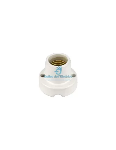 Relco 763 E27-Lampenfassung aus Porzellan mit 3/8-Anschluss