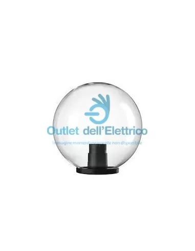 Transparent acrylic globe w/base