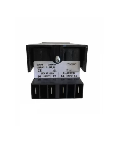 Ime dg6l6n4 dgq 48 vcc 48x48 a230v dir 200v voltmeter