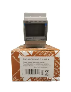 Gavazzi em330dinav53ho1x an//kwh 400v 5a 3f-n 90-260vca-cc   1 imp