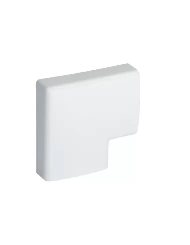Coin plat Bocchiotti b01676 52x20 pour canal de design Everest blanc