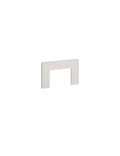 Raccord carré/mural Bocchiotti 80 pour profilé 80x40 blanc b02382 accessoires