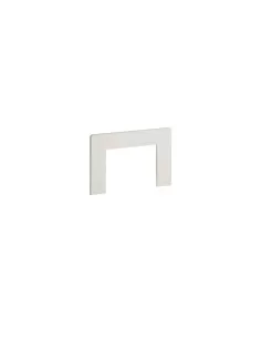 Bocchiotti Conexión cuadrada/pared 100 blanco para canal 100x40//60//80mm b02384 accesorios