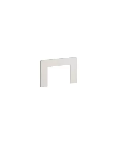 Bocchiotti quadratisch//Wandanschluss 100 weiß für Kanal 100x40//60//80mm B02384 Zubehör