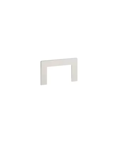Bocchiotti quadratisch//Wandbeschlag 120 weiß für Kanal 120x40//60//80mm B02386 Zubehör