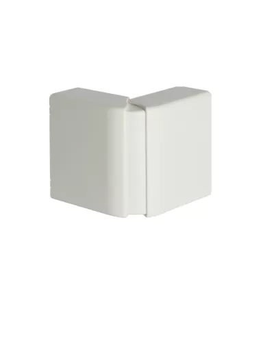 Bocchiotti b02429 neav white external corner for 100x40 channel