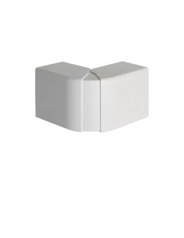 Bocchiotti b02435 neav white external corner for 80x60 channel