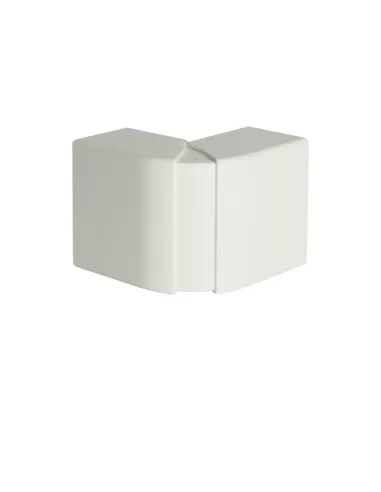 Bocchiotti b02437 cornière d'angle extérieure blanche pour profilé 100x60