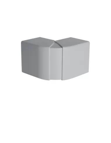 Bocchiotti b02446 neav gray external corner for 100x80 channel