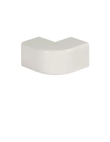Bocchiotti b03151 minicanal d'angle extérieur aem 15x17 blanc