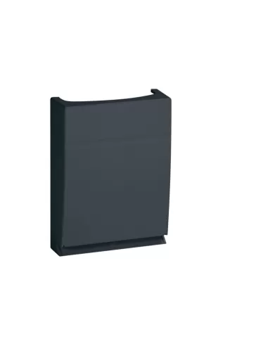 Plinthe d'angle plate Bocchiotti b03242 apbn ardoise noire