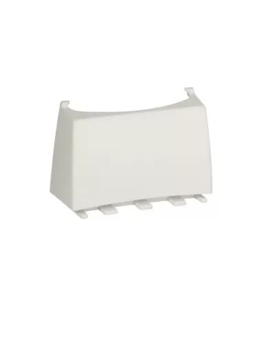 Bocchiotti b04055 skirting board-channel derivation above the floor white accessories