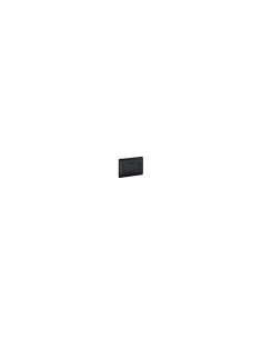 Bocchiotti bocchiotti b043202 schieferschwarze Blindplatte 3 Module für TBA-Kabelkanäle