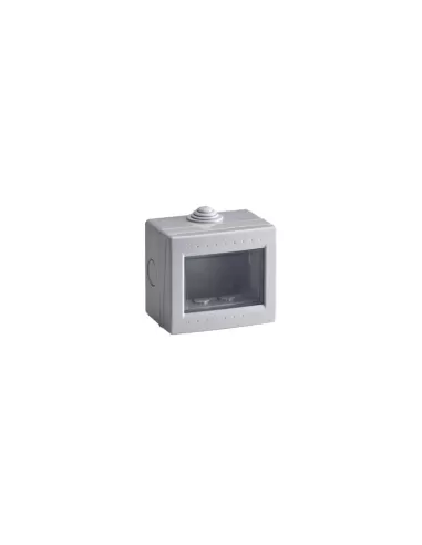 Caja ip55 03 o gris 3 mod horiz