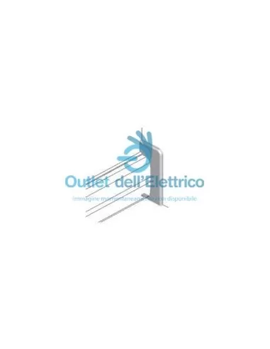 Legrand 349511 dlp-acc battiscopa passaggio muro 80x25