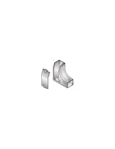 Legrand 31agc100x p31 rechts nach oben gebogene Variante der 100x75-Edelstahlplatte