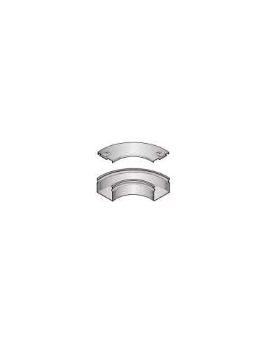 Legrand 31aic100x p31 Flachbogen 90° 100x75 Edelstahl