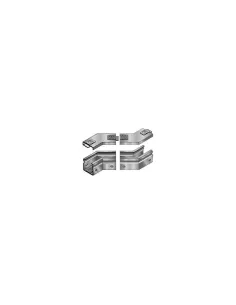 Legrand 31ajb050z p31 Flachbogen 45° 50x50 verzinkt