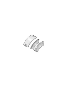 Legrand 31aqc100x p31 Abstiegskurve 45° 100x75 Edelstahl