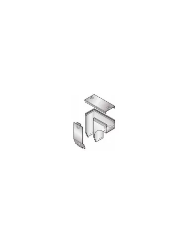 Legrand 31azc100x p31 right curve variation of descent plan 100x75 stainless steel