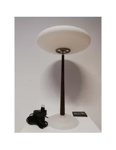 Flos a4570000 pao t2 table lamp 12v 75w g6,35 with wooden rod and satin glass diffuser 2