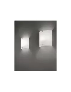 Class hand-cut white glass wall lamp 1x100w e27